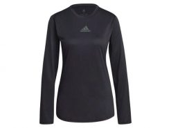 Bluza damska ADIDAS W UFORU LS T XXS. Czarne bluzy sportowe damskie Adidas, xs, bez wzorów, bez ramiączek, bez kaptura. Za 149.00 zł.