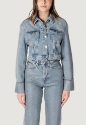 Kurtka Kobieta ONLY Onlhollywood Crystal Jacket Red Dnm Cro. Niebieskie kurtki damskie Only, l, bez wzorów, z bawełny, bez kaptura. Za 267.20 zł.