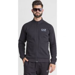 BLUZA EA7 Emporio Armani. Czarne bluzy bez kaptura męskie EA7 Emporio Armani, l, z tkaniny. Za 287.40 zł.
