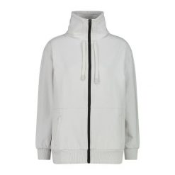 Kurtka dresowa damska na zamek błyskawiczny CMP. Białe kurtki damskie CMP, bez wzorów, z dresówki, bez kaptura. Za 308.00 zł.