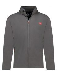 Geographical Norway Kurtka polarowa "Ulysse" w kolorze szarym rozmiar: S. Szare kurtki męskie Geographical Norway, s, bez wzorów, z polaru, bez kaptura. Za 70.24 zł.
