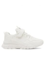 DeeZee Sneakersy TS5677K-02AA Biały. Białe buty sportowe dziewczęce DeeZee, bez wzorów, z syntetyku, bez zapięcia. Za 79.99 zł.