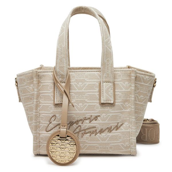 Torebka Emporio Armani. Brązowe torebki klasyczne damskie Emporio Armani, bez wzorów, bez dodatków. Za 799.99 zł.