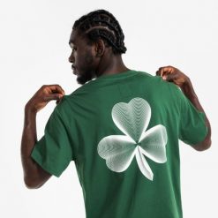 Koszulka do gry w koszykówkę unisex Tarmak NBA Celtics TS 900. Zielone bluzki damskie TARMAK, s, bez wzorów, z bawełny, sportowe, bez kołnierzyka, bez ramiączek. W wyprzedaży za 49.99 zł.