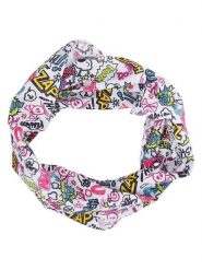 Döll Szal-koło ze wzorem rozmiar: 18x120 cm. Szaliki dziecięce Doll, z bawełny, bez ramiączek. Za 47.94 zł.