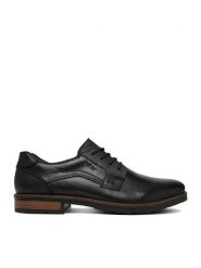 Rieker Półbuty CEO-14603-00 Czarny. Czarne buty wizytowe męskie Rieker, ze skóry, bez zapięcia. Za 429.99 zł.