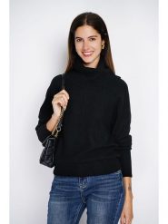 ASSUILI Sweter w kolorze czarnym rozmiar: 40. Czarne golfy damskie Assuili, bez wzorów, bez ramiączek. Za 117.45 zł.