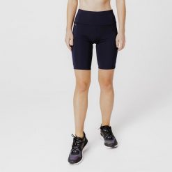 Legginsy do biegania krótkie damskie Kiprun Run 500 Comfort. Czarne legginsy damskie KIPRUN, m, bez wzorów, z materiału. Za 69.99 zł.