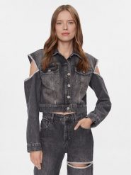 Liu Jo Kurtka jeansowa UA4117 D4891 Szary Regular Fit. Szare kurtki damskie Liu Jo, xs, bez wzorów, z jeansu, bez kaptura. Za 729.99 zł.
