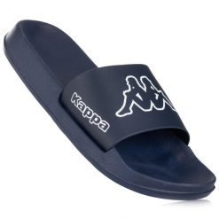 Klapki basenowe sportowe Kappa KRUS. Niebieskie klapki i japonki męskie Kappa, z materiału. Za 51.90 zł.