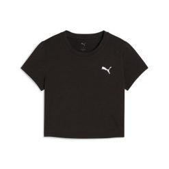 Koszulka Puma Wardrobe Ess Baby. Czarne bluzki sportowe damskie Puma, m, bez kołnierzyka, bez ramiączek. Za 140.00 zł.
