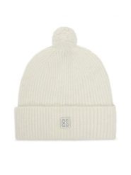 Calvin Klein Czapka Emblem Brushed LV04D8067G Écru. Czapki zimowe damskie CALVIN KLEIN, z materiału. Za 259.99 zł.