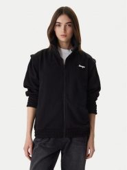 HUGO Bluza Dateam 50554058 Czarny Regular Fit. Czarne bluzy bez kaptura damskie Hugo, xs, z syntetyku. Za 629.99 zł.