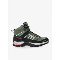 Buty turystyczne damskie wysokie CMP Rigel Mid WP. Zielone obuwie trekkingowe damskie CMP. Za 339.99 zł.