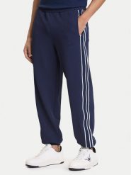 Guess Spodnie dresowe Z6GB11 K3202 Granatowy Regular Fit. Niebieskie spodnie dresowe męskie Guess, z aplikacjami, z dresówki. Za 519.99 zł.