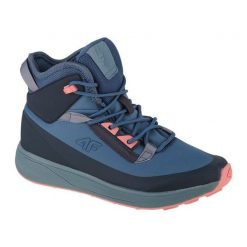 Buty 4F Dcx-22 Snow Boots 4FJAW22FWINF009-34S niebieskie. Niebieskie buty sportowe dziewczęce bez wzorów, z gumy, bez zapięcia. Za 305.57 zł.