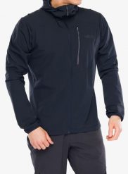 Kurtka softshell męska Rab Borealis Alpine Hoody. Niebieskie kurtki męskie RAB, l, bez wzorów, z materiału, bez kaptura. Za 459.79 zł.