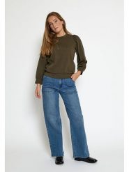 Peppercorn Bluza "Fiola" w kolorze khaki rozmiar: XXL. Brązowe bluzy bez kaptura damskie Peppercorn, xxl, z bawełny. Za 116.86 zł.