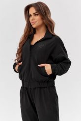 Damska bluza dresowa Rough Radical Chillfit. Czarne bluzy sportowe damskie ROUGH RADICAL, l, bez wzorów, z dresówki, bez ramiączek, długie, bez kaptura. Za 144.42 zł.
