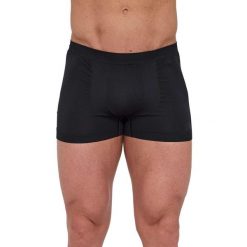 Bokserki męskie do biegania Brubeck B-LIGHT. Czarne bokserki męskie Brubeck, bez wzorów, z poliamidu. Za 49.99 zł.