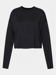 Athlecia Bluzka Offner W L/S Tee EA233340 Czarny Regular Fit. Czarne bluzki damskie Athlecia, l, bez wzorów, z syntetyku, bez ramiączek. Za 189.99 zł.