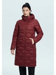 Icepeak Płaszcz pikowany "Bandis" w kolorze bordowym rozmiar: 40. Czerwone płaszcze damskie ICEPEAK, bez wzorów. Za 365.48 zł.