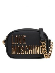 LOVE MOSCHINO Torebka JC4026PP1NKD0000 Czarny. Czarne listonoszki damskie Love Moschino, bez wzorów, ze skóry, bez dodatków. Za 689.99 zł.