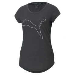 Koszulka Sportowa Damska Puma Performance Heather Cat. Szare bluzki sportowe damskie Puma, xs, bez wzorów, bez ramiączek. Za 64.99 zł.