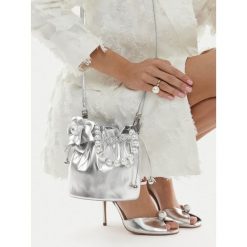 Torebka GINO ROSSI. Szare torebki klasyczne damskie Gino Rossi, bez wzorów, bez dodatków. Za 299.99 zł.