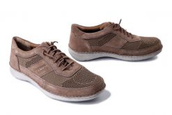 JOSEF SEIBEL New Anvers 12 44912 387 250 taupe, półbuty męskie. Brązowe półbuty męskie Josef Seibel, na lato, ze skóry, bez zapięcia. Za 322.92 zł.