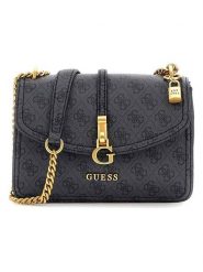 Guess Torebka w kolorze antracytowym - 24 x 17 x 8 cm rozmiar: onesize. Czarne torebki klasyczne damskie Guess, z aplikacjami, z materiału, bez dodatków. Za 483.17 zł.