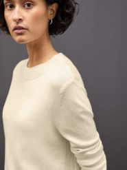 Street One Sweter damski z dzianiny Kobiety Sztuczne włókno biały jednolity, 40. Białe swetry klasyczne damskie Street One, z dzianiny, bez kołnierzyka. Za 249.95 zł.