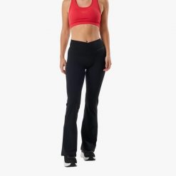 Długie legginsy trening damska Swedemount Core Wrap Jazz Tights szybkoschnące. Czarne bielizna termoaktywna damska SWEDEMOUNT, bez wzorów, z tkaniny. Za 169.99 zł.