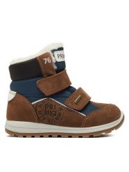 Primigi Kozaki GORE-TEX 4854000 S Brązowy. Brązowe buty zimowe chłopięce Primigi, z gore-texu, bez zapięcia. Za 279.99 zł.