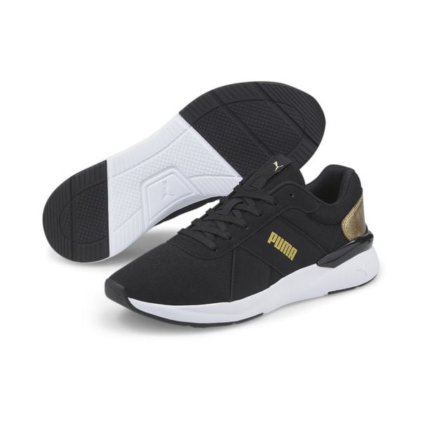 Buty Kobieta Puma Raw Metallics czarny. Brązowe obuwie do biegania damskie Puma. Za 253.00 zł.