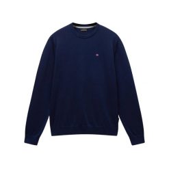 Bluza Napapijri Droz 5. Niebieskie bluzy bez kaptura męskie Napapijri, xl, z materiału. Za 367.85 zł.