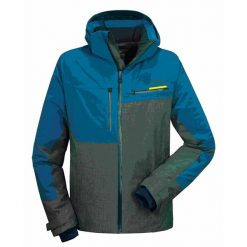 Kurtka narciarska męska Schoffel Helsinki. Niebieskie kurtki męskie Schöffel, m, bez wzorów, bez kaptura, narciarskie. Za 1,799.99 zł.