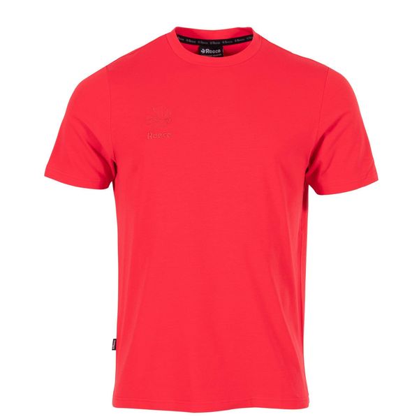 Koszulka Reece Australia Studio. Czerwone bluzki damskie REECE, bez wzorów, z bawełny, sportowe, bez kołnierzyka, bez ramiączek. Za 198.50 zł.