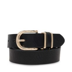 Pasek Damski Jenny Fairy. Czarne paski damskie Jenny Fairy, bez wzorów. Za 39.99 zł.