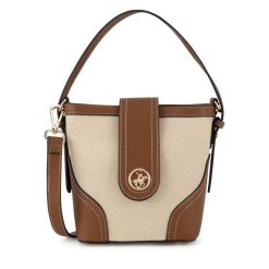 Torebka Beverly Hills Polo Club. Brązowe torebki klasyczne damskie Beverly Hills Polo Club, bez wzorów, bez dodatków. Za 179.99 zł.