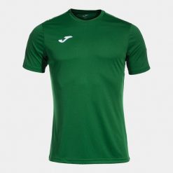 Koszulka Joma Olimpiada. Zielone t-shirty sportowe męskie Joma, l, z tkaniny, bez ramiączek, do piłki nożnej. Za 159.50 zł.