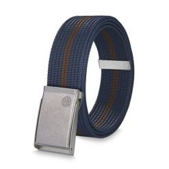 Pasek parciany BETLEWSKI PRC-08_SR-0 L granatowy. Niebieskie paski męskie Betlewski, bez wzorów, z materiału. Za 34.99 zł.