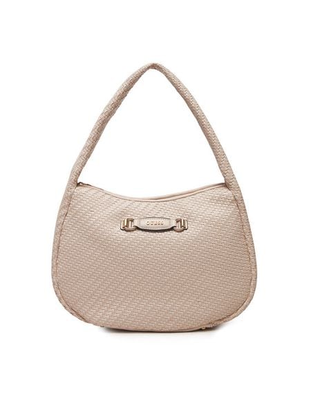 Guess Torebka HWWG95 30020 Beżowy. Brązowe torebki klasyczne damskie Guess, z aplikacjami, ze skóry, bez dodatków. Za 349.99 zł.