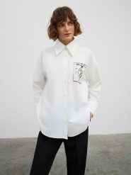 BGN Koszula w kolorze białym rozmiar: 38. Białe koszule damskie BGN, bez wzorów, bez kołnierzyka, bez ramiączek. Za 178.37 zł.