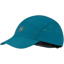 Czapka z daszkiem BUFF Teal. Żółte czapki męskie Buff, bez wzorów, z materiału. Za 99.99 zł.