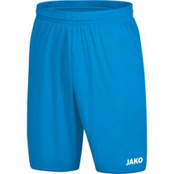 Szorty Jako Manchester 2.0. Niebieskie szorty damskie Jako, bez wzorów, z materiału, sportowe. Za 92.84 zł.