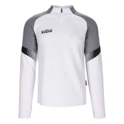 Bluza treningowa Keeza Albion. Białe bluzy sportowe damskie KEEZA, uniwersalny, bez wzorów, z elastanu, bez ramiączek, krótkie, bez kaptura. Za 94.00 zł.