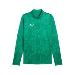 Bluza treningowa z zamkiem błyskawicznym 1/4 Puma Cup. Zielone bluzy bez kaptura męskie Puma. Za 340.50 zł.