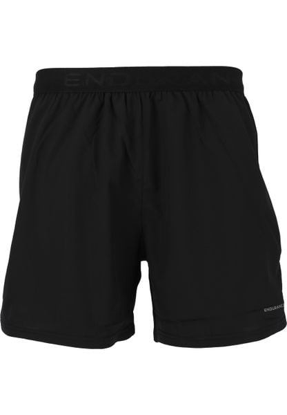 Szorty Endurance Cobus. Czarne szorty męskie Endurance, bez wzorów, z materiału, sportowe. Za 250.00 zł.