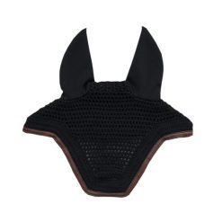 Skórzana czapka dla konia Kentucky Wellington. Czarne czapki męskie KENTUCKY HORSEWEAR, bez wzorów, z dzianiny, biznesowe. Za 382.00 zł.